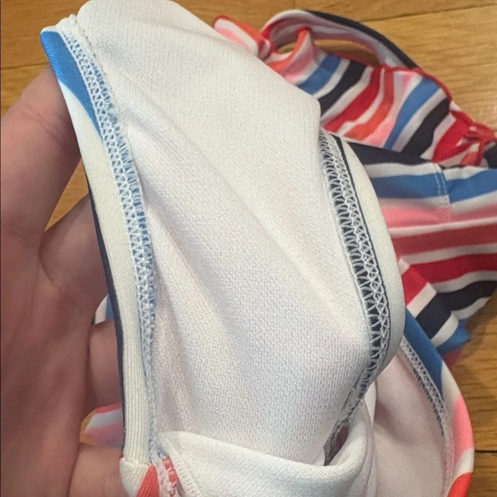 Cat & Jack Striped Kids Swimsuit - Red, Blue, Pink